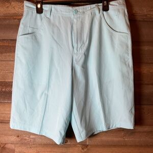 Short Par 4 Men’s Golf Shorts Light Aqua Size 32